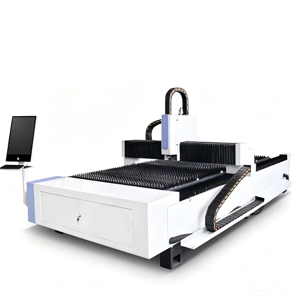 Metal Laser Cutter Head - Industrielle 3000W CNC-Faserlaserschneidemaschine für Stahl, Kupfer