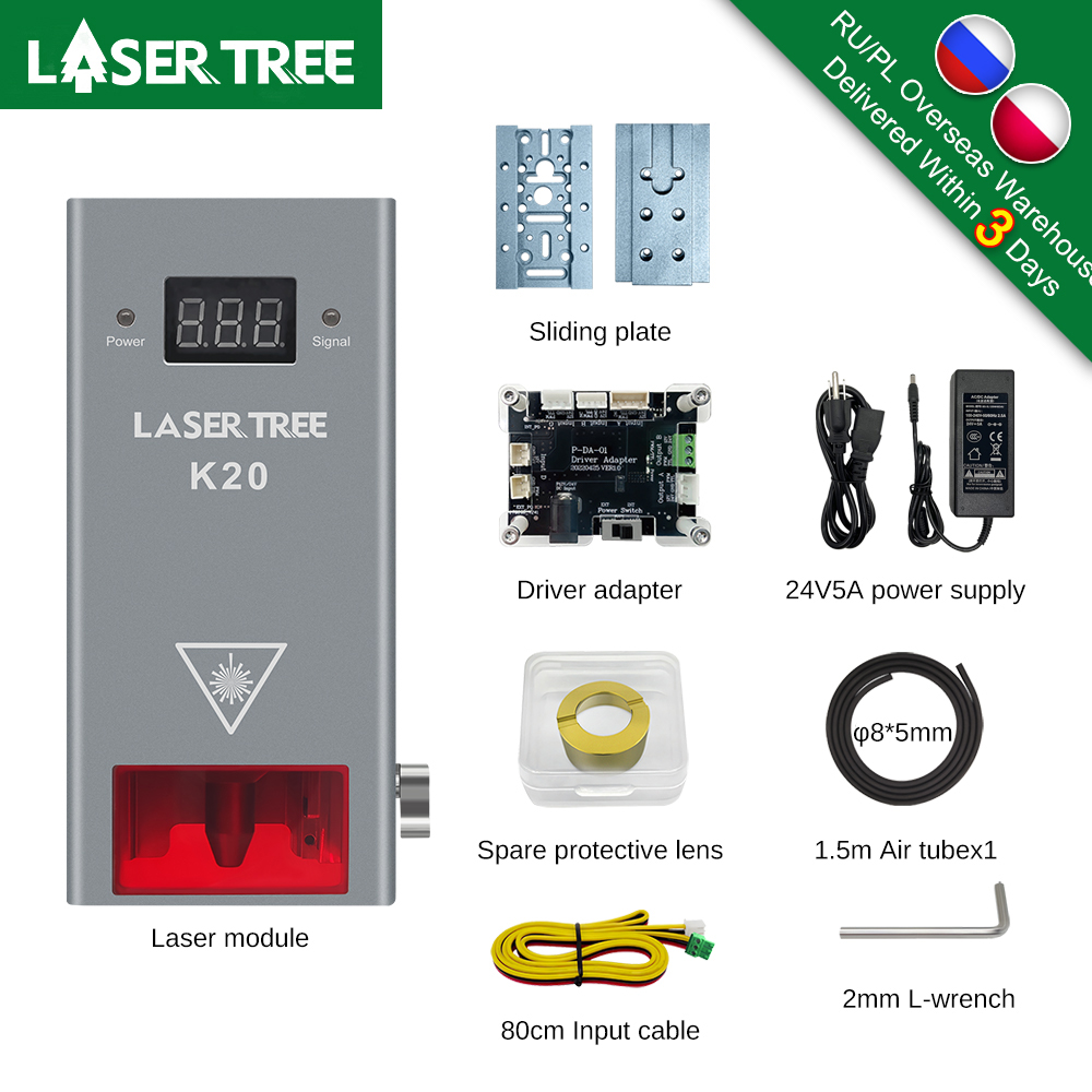 Metal Laser Cutter Head - LASERBAUM 20W 10W 5W Optische Power