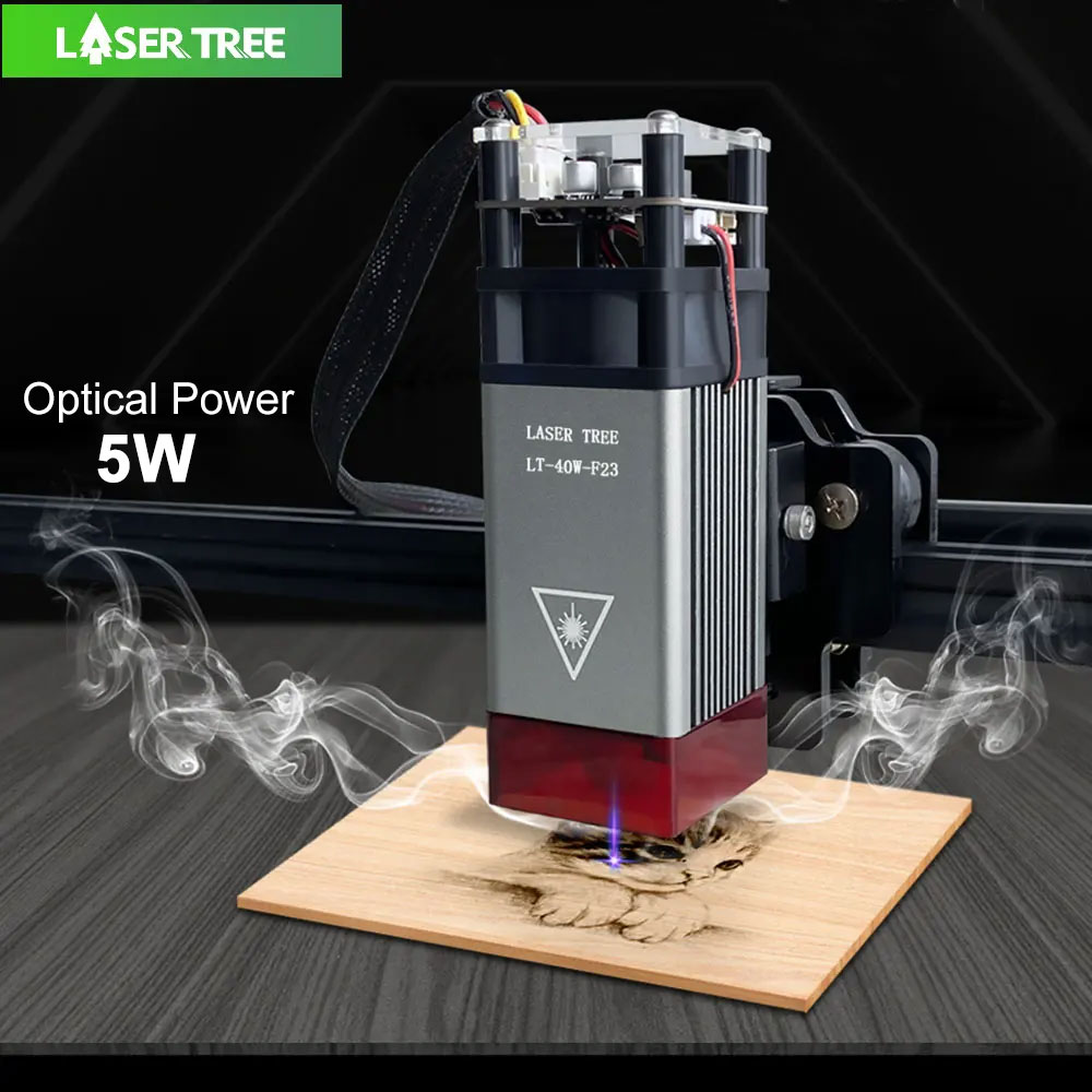 Metal Laser Cutter Head - LASERBAUM 4w 5W Lasermodul 450nm Laserkopf