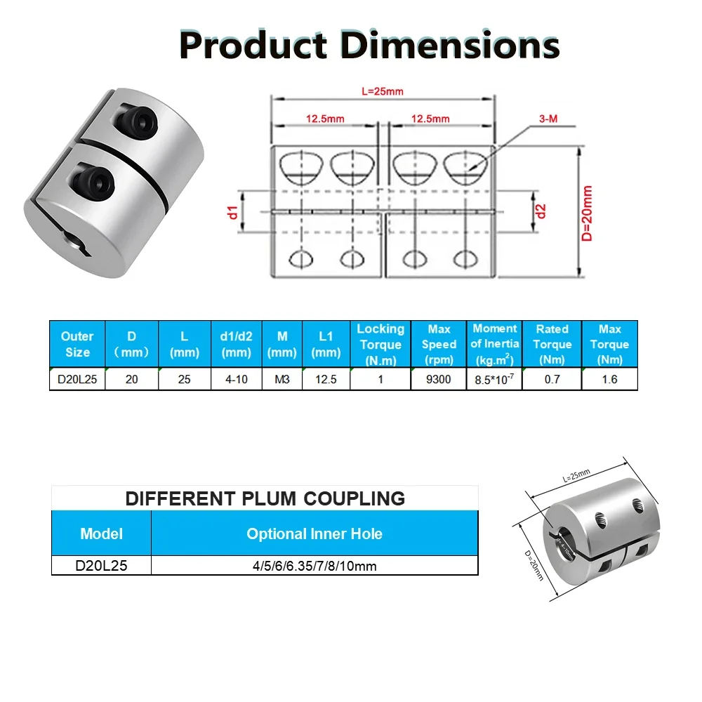 Starre Kupplung 25mm Länge Mot – Servo Motor Cnc Bewertung und Preis