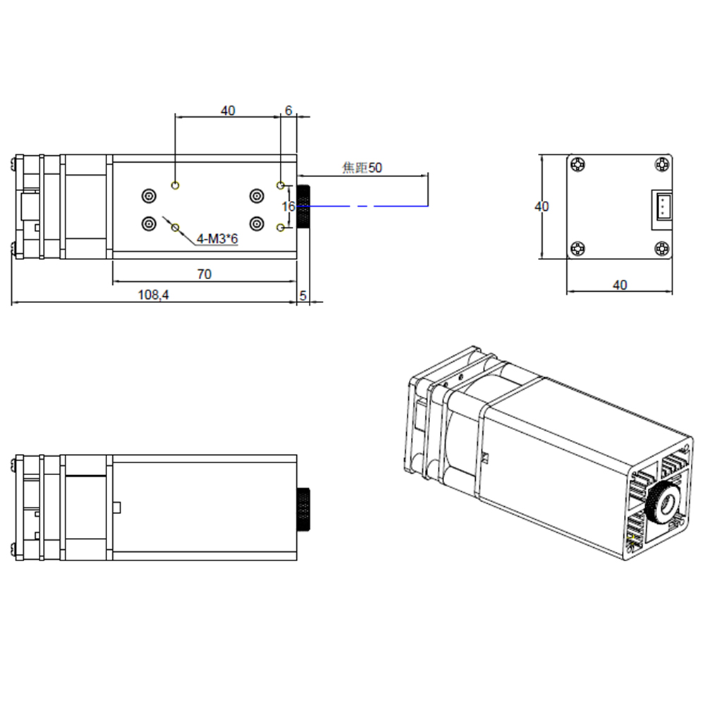 Twotrees 80W Laser Kopf Für Gr – Metal Laser Cutter Head Bewertung und Preis