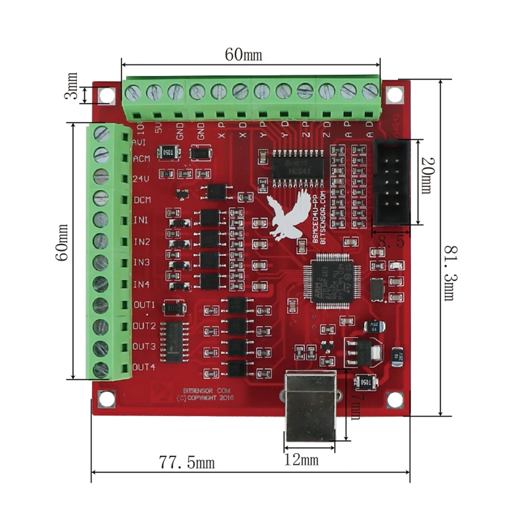 MHCNC USB Mach3 4-Achsen Break – Breakout Board Mach3 Bewertung und Preis