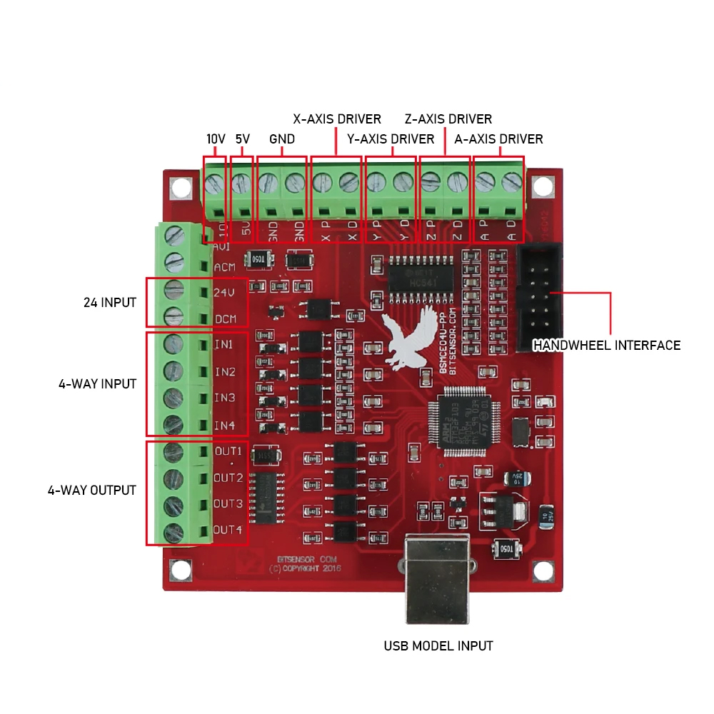 MHCNC USB Mach3 4-Achsen Break – Breakout Board Mach3 Bewertung und Preis